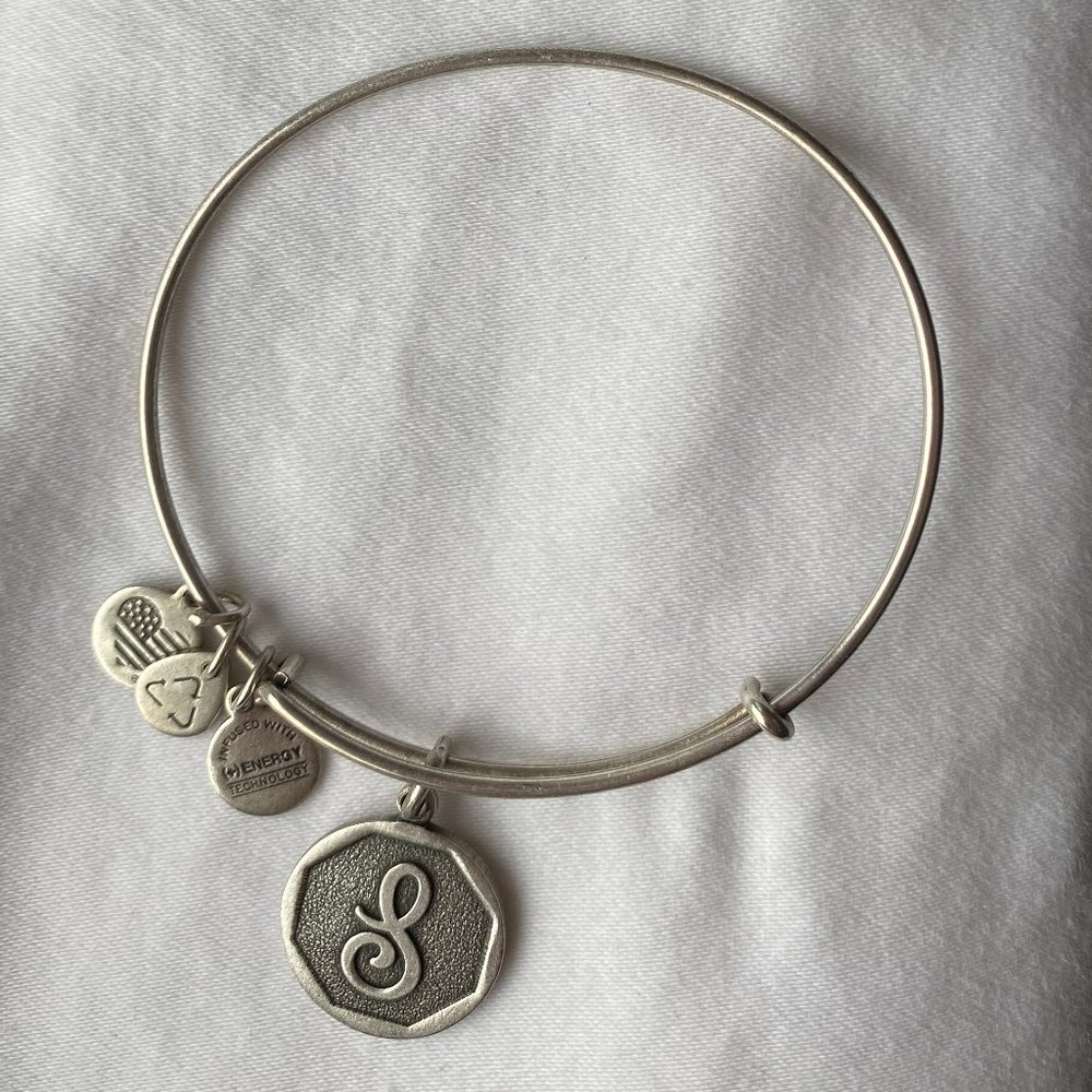 Alex and Ani S charm bracelet